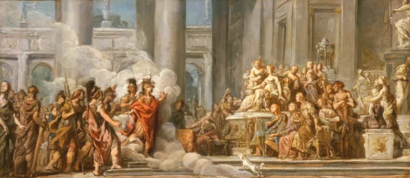 Die Ankunft des Äneas in Karthago, 1772-4